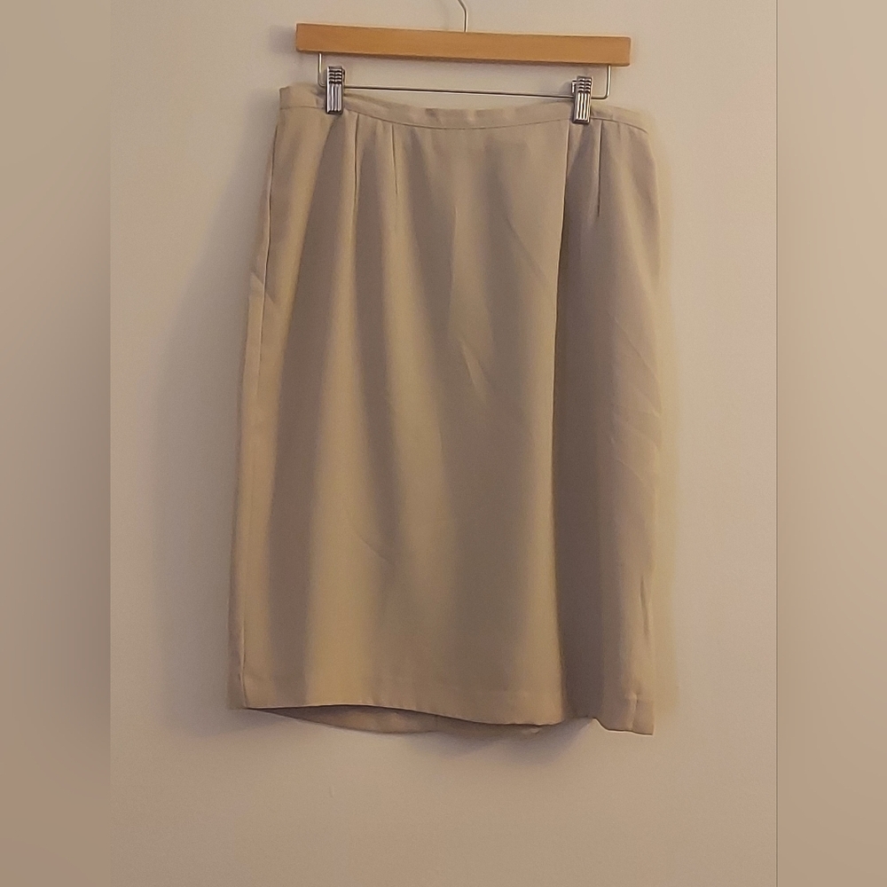 Beige Mini Skirt